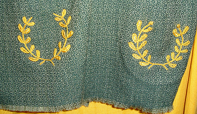 embroidered edges
