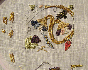 embroidery mostly complete