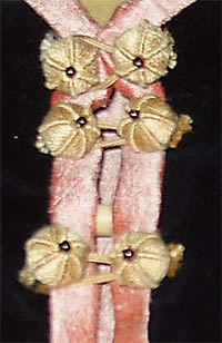 wrapped buttons