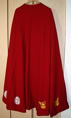 back of Livia's cloak