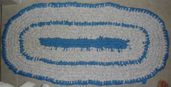 Mom's toothbrush rug